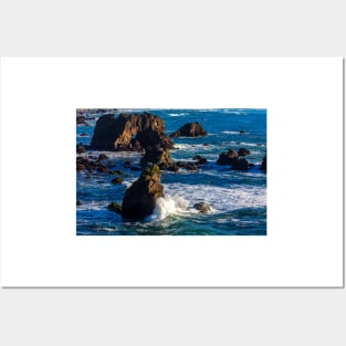 Arch Rock Over Look Crashing Wave Posters and Art